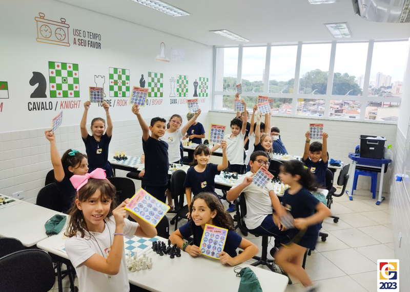 Alunos de xadrez da Educação Infantil são premiados - Colégio